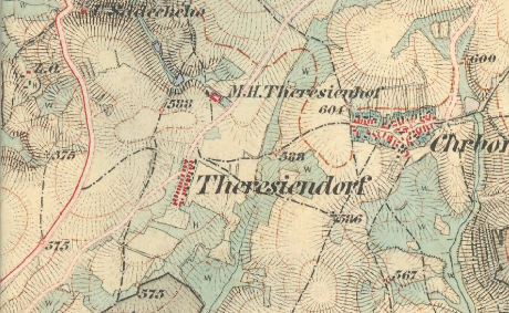 III. vojenské mapování - Františko-josefské-Terezín